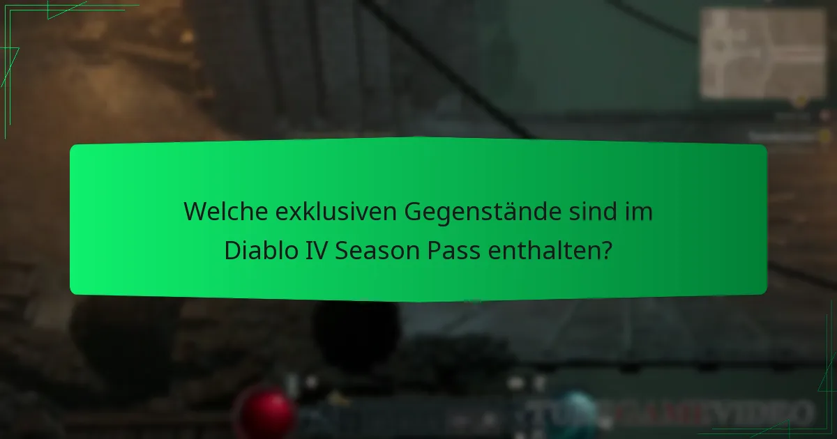 Wie vergleichen sich die exklusiven Gegenstände mit den vorherigen Diablo IV Saisons?